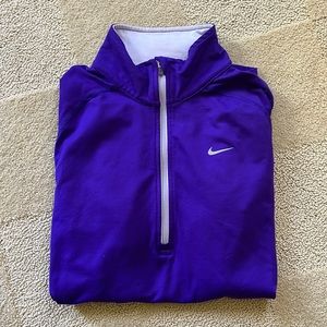 Nike quarter zip running pullover